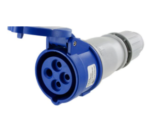 IP44 CONNECTOR 20A 3phase delta 250VAC 3P 4W SPLASHPROOF