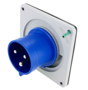 IP44 INLET 30A 250VAC 2P 3W SPLASHPROOF