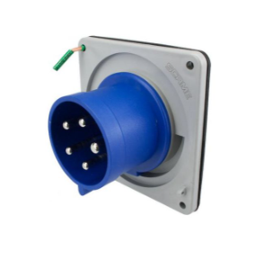 IP44 INLET 30A  3phase delta 120/208VAC  4P 5W  SPLASHPROOF, Pin & Sleeve, Techspan - Maple Electric Supply 