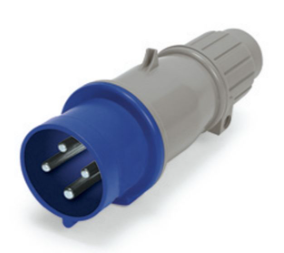 IP44 PLUG 20A 3phase delta 250VAC 3P 4W SPLASHPROOF