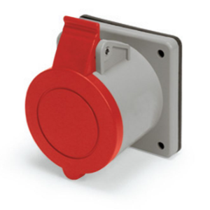 IP44 RECEPTACLE 30A 3phase 480VAC 3P 4W SPLASHPROOF