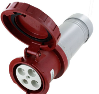 IP67 CONNECTOR 100A 3phase 480VAC 3P 4W WATERTIGHT