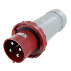 IP67 PLUG 100A  3phase 480VAC  3P 4W  WATERTIGHT, Pin & Sleeve, Techspan - Maple Electric Supply 