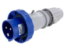 IP67 PLUG 30A  3phase 250VAC  3P 4W  WATERTIGHT, Pin & Sleeve, Techspan - Maple Electric Supply 