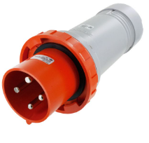 IP67 PLUG 30A  3phase 480VAC  3P 4W  WATERTIGHT, Pin & Sleeve, Techspan - Maple Electric Supply 