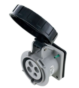 IP67 RECEPTACLE 30A 3phase 600VAC 3P 4W WATERTIGHT