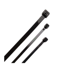 KSPEC CBL TIE STD 17Iinc 50LB BLACK 100PK