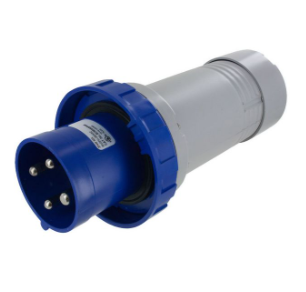 SCM4100P9W Pin & Sleeve Device Ip67 Male Plug 100A 3Phase 250Vac 3P 4W Watertight, Pin & Sleeve, Techspan - Maple Electric Supply 