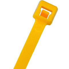 YELLOW 7.5`` 50LB, Cable Ties, Techspan - Maple Electric Supply 