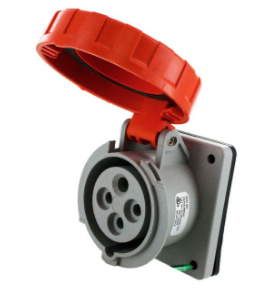 IP67 RECEPTACLE 20A  125/250VAC  3P 4W  WATERTIGHT - Maple Electric Supply 