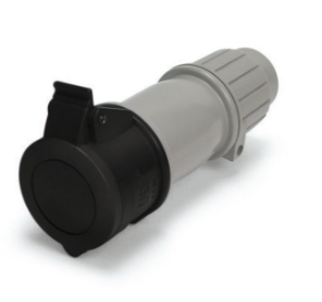 IP44 CONNECTOR 30A  3phase delta 347/600VAC  4P 5W  SPLASHPROOF, Pin & Sleeve, Techspan - Maple Electric Supply 