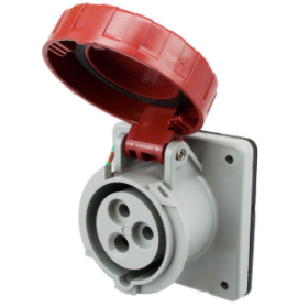 IP67 RECEPTACLE 20A  480VAC  2P 3W  WATERTIGHT - Maple Electric Supply 