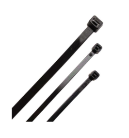 KSPEC CBL TIE LD 4Inch 18LB BLACK 1000PK, Cable Ties, Techspan - Maple Electric Supply 