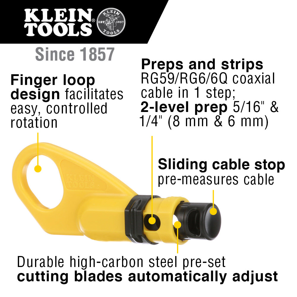 Coax Cable Installation Kit with Zipper Pouch