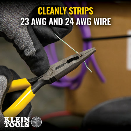 Connector Crimping Long-Nose Pliers