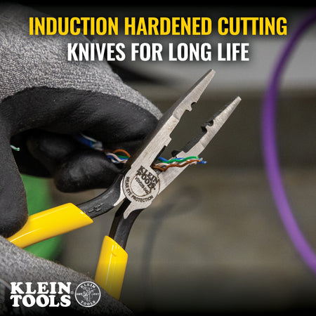 Connector Crimping Long-Nose Pliers
