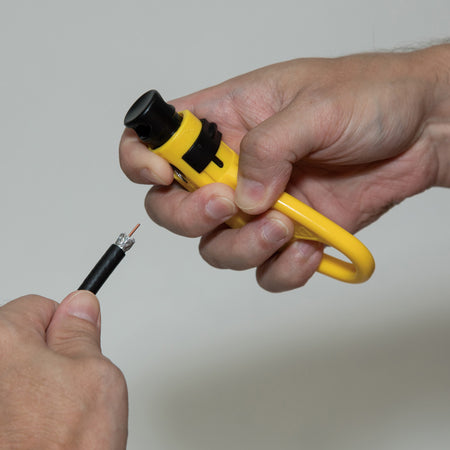 Coax Cable Stripper 2-Level, Radial