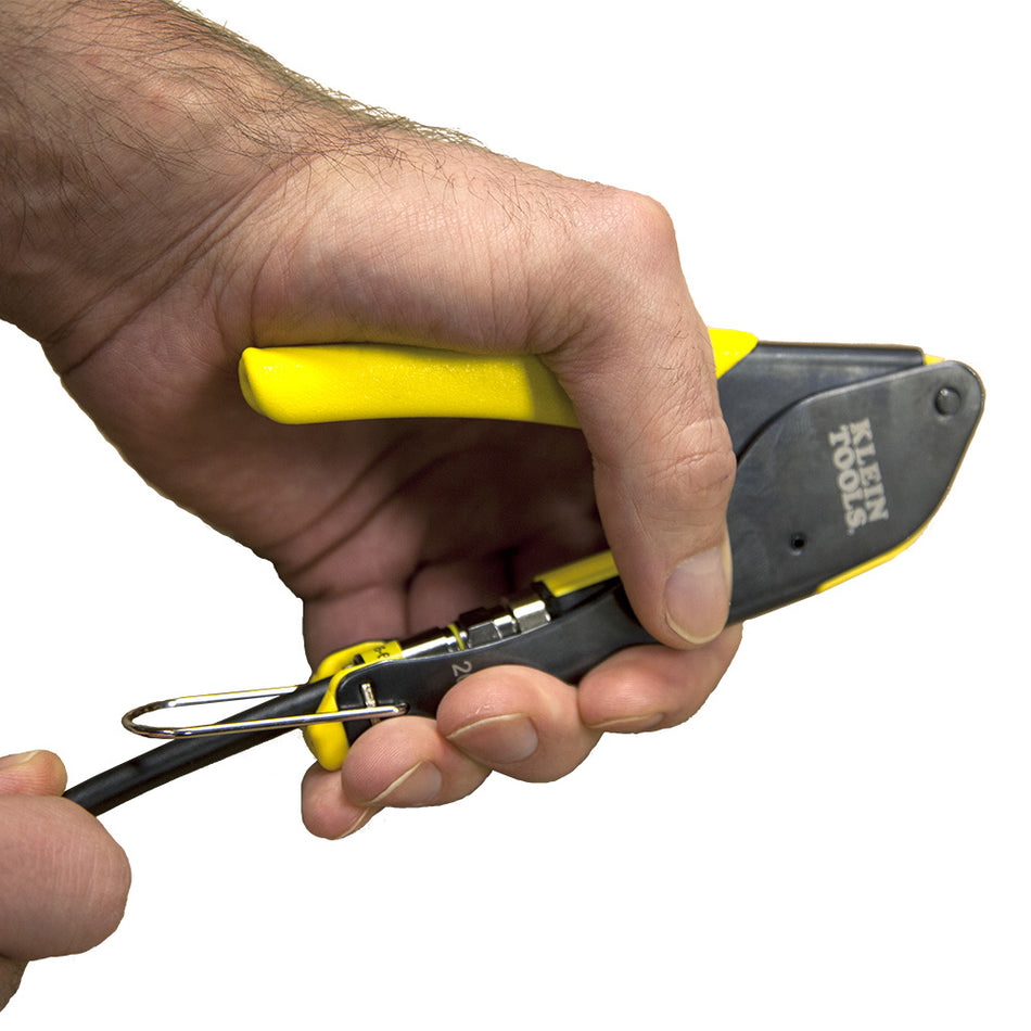Compact Compression Crimper, F-Connector