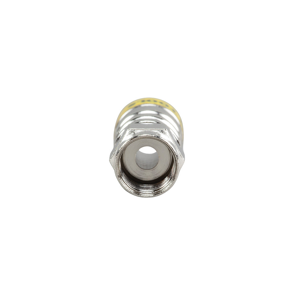 Push-On F Connector RG6/6Q 10-Pack