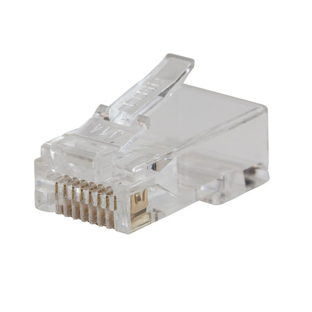 Pass-Thru™ Modular Data Plugs, RJ45 CAT5E, 10-Pack