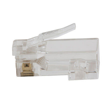 Pass-Thru™ Modular Data Plugs, RJ45 CAT5E, 10-Pack