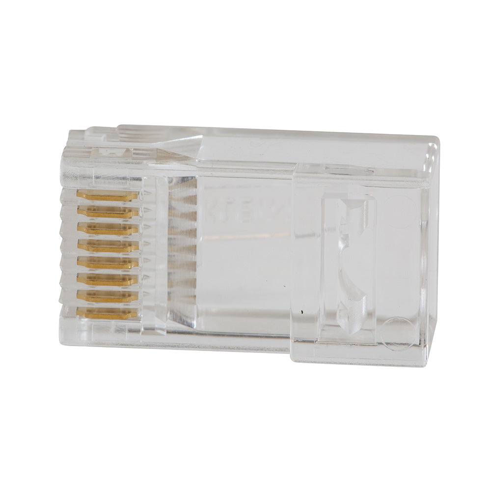 Pass-Thru™ Modular Data Plugs, RJ45 CAT5E, 10-Pack