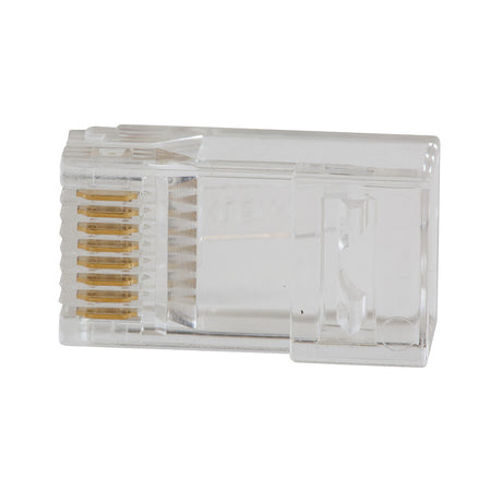 Pass-Thru™ Modular Data Plugs, RJ45 CAT5E, 10-Pack