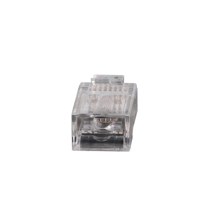 Pass-Thru™ Modular Data Plugs, RJ45 CAT5E, 10-Pack