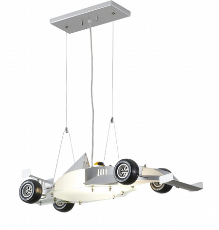 Bethel Children's Silver Race Car Light Fixture - Maple Electric Supply 