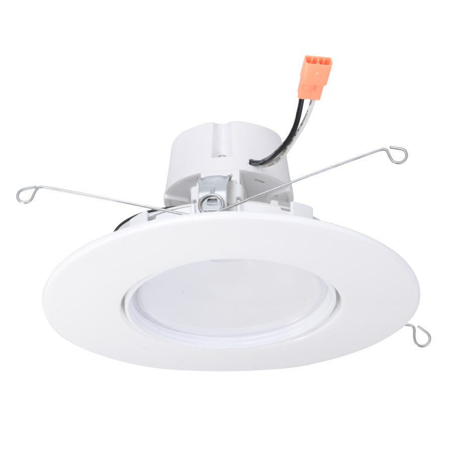 EiKO 4000K 11W Rotatable LED Downlight Kit - 6 Inch, 750 Lumens, Dimmable, 120VAC, 80CRI, Eye-Friendly Design, LED-RK, EiKO - Maple Electric Supply 