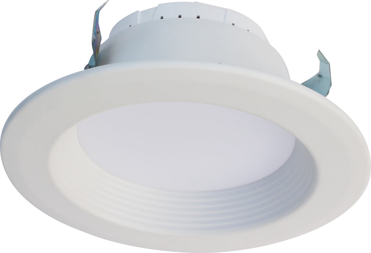 Dimmable 4-Inch 9W LED Downlight Kit by [Manufacturer Name] - 600lm, Wet Location Rated, 5000K, 90+ CRI, E26/GU24, 120VAC, , EiKO - Maple Electric Supply 