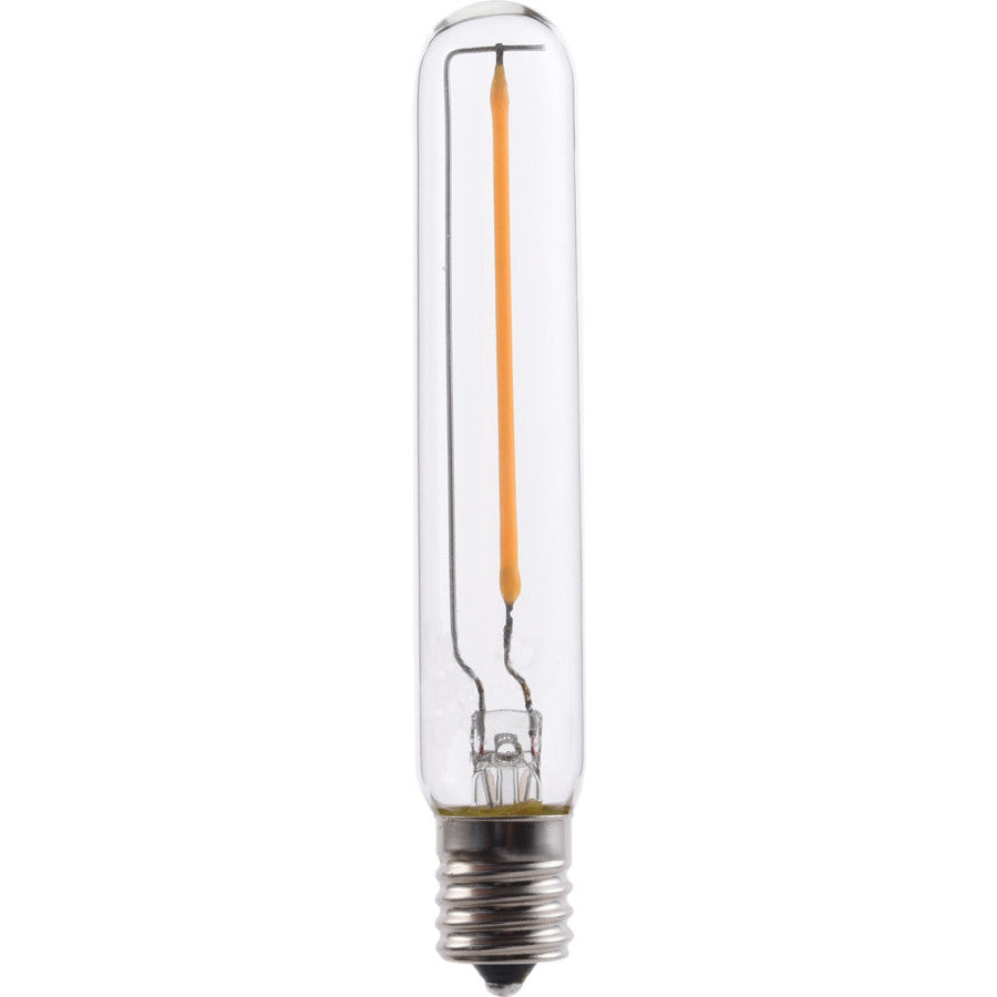 EiKO Dimmable LED T6-1/2 Filament Bulb, 2.5W 200lm, 320° Beam Angle, 2700K, E17 Base, 80 CRI, 120V - Energy Efficient Lighting Solution - Maple Electric Supply 