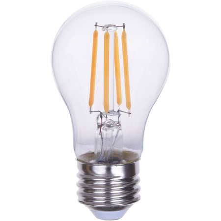 EiKO 09856 Dimmable LED A15 Filament Bulb, 4.5W 450lm, 320° Beam Angle, 2700K Warm White, E26 Base, 120VAC, 80CRI - Maple Electric Supply 