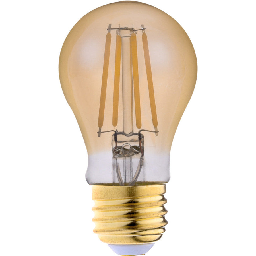 EiKO 09871 LED Advantage A19 Filament Bulb, 4.5W, 350lm, Dimmable, 2200K Warm White, E26 Base, 320° Beam Angle, 120VAC - Maple Electric Supply 