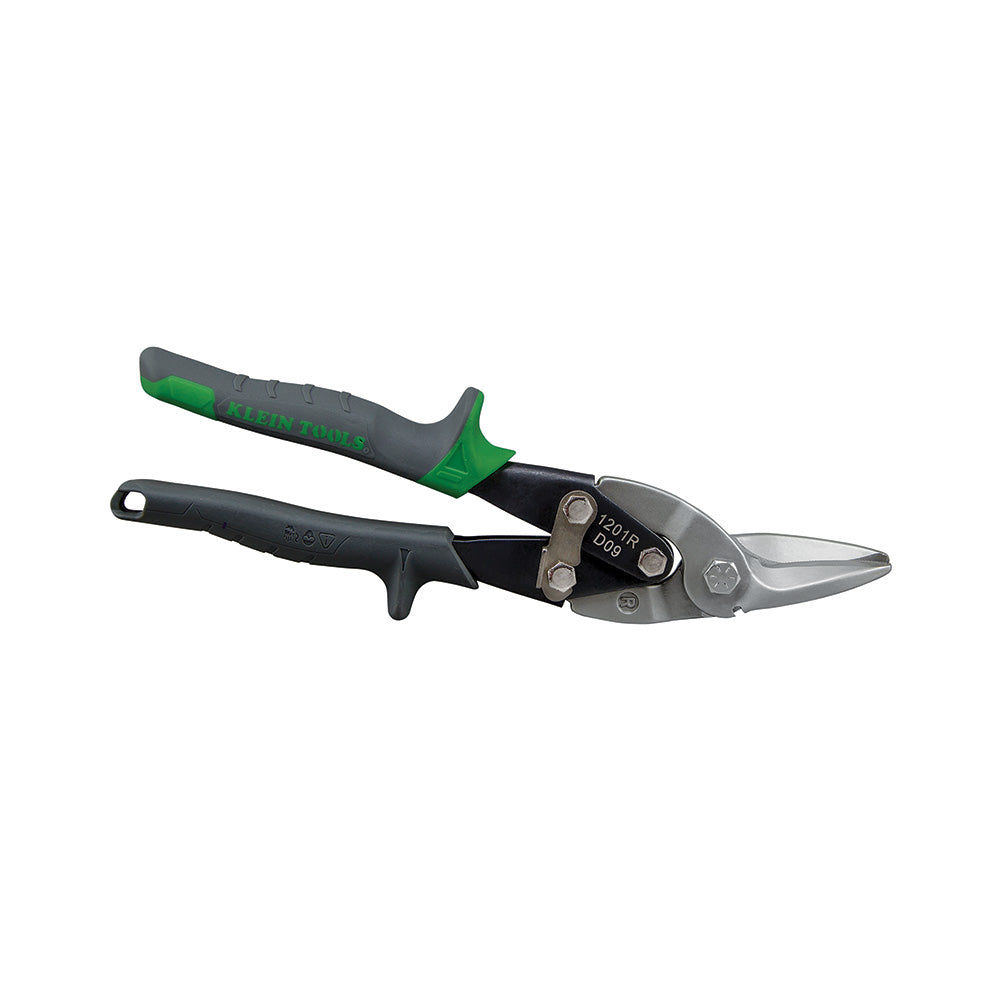 Aviation Snips with Wire Cutter, Right, Aviation, Klein Tools - Maple Electric Supply 