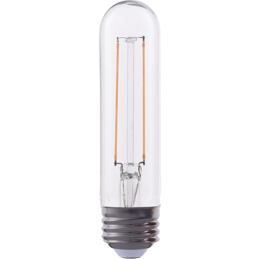 EiKO Dimmable LED Filament T10 Bulb, 4W/450lm, 320° Beam Angle, 2700K Warm White, E26 Base, 80 CRI, Energy Efficient Lighting Solution, LED DEC, EiKO - Maple Electric Supply 