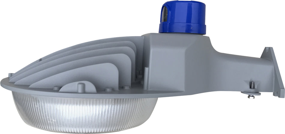 Dusk to Dawn LED Floodlight - 14,000 Lumens, 120W, 115 LPW, 80 CRI, 5000K, Gray, with Photocell - Ideal for Commercial Outdoor Lighting, , EiKO - Maple Electric Supply 