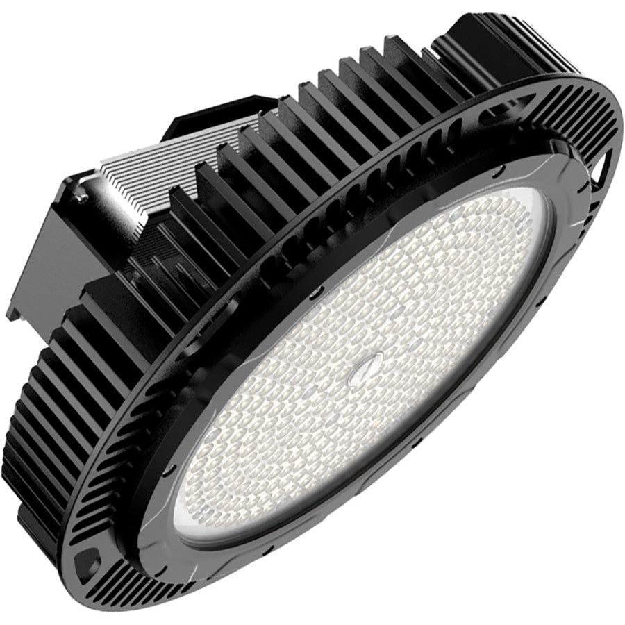 EiKO 450W LED Area Light, 72000lm, 160lpw, 4000K, 0-10V Dimming, 277-480V, Black Glass Lens, 70CRI - High Efficiency Lighting Solution - Maple Electric Supply 