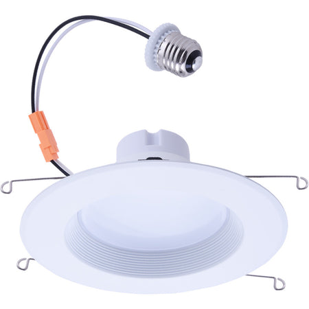 EiKO 10345 6" LED Downlight Kit - 18W, 1250lm, 90CRI, 2700K, Dim, Wet Location, 120V, White Baffle, E26 Base - Maple Electric Supply 