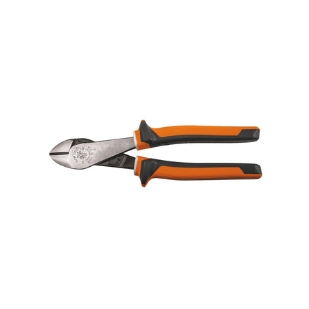 Diagonal Cutting Pliers Angled Head, Insulated Diagonal-Cutting Pliers; Insulated Strippers, Cutters & Crimpers, Klein Tools - Maple Electric Supply 