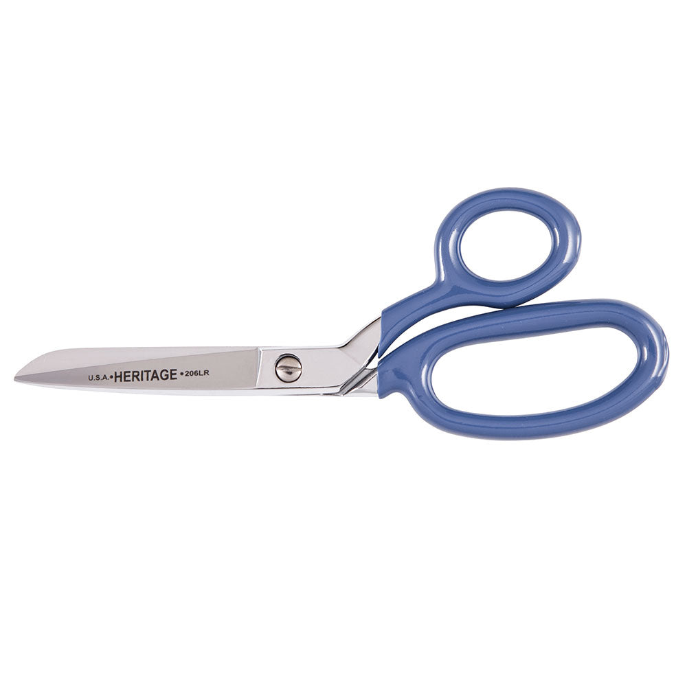 Bent Trimmer, Large Ring, Blue Coating, 7", Bent Trimmers, Klein Tools - Maple Electric Supply 