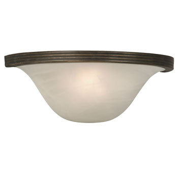 Julian Wall Sconce - Oil Rubbed Bronze, Marbled Glass, 100W, Medium Base, 13-3/8"W x 5-1/8"H, Non-Dimmable, Wall Lights & Sconces, Galaxy Lighting - Maple Electric Supply 