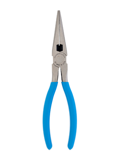 Channellock 8 Inch Long Nose Pliers With Side Cutter - Maple Electric Supply 