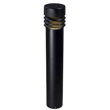 322823BK-27K 5" Black LED Bollard, 12W, 2700K, Clear PC Lens, 31.5" Height, Non-Dimmable, Outdoor Lighting, Galaxy Lighting - Maple Electric Supply 