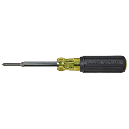 Extended Reach Multi Bit Screwdriver, Interchangeable Drivers, Klein Tools - Maple Electric Supply 