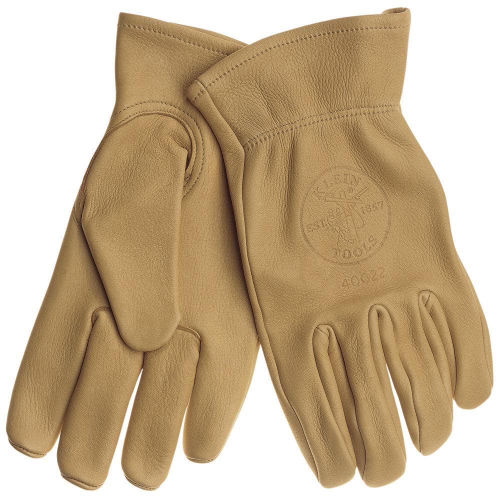 Cowhide Work Gloves, Large, Cowhide Gloves, Klein Tools - Maple Electric Supply 