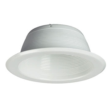 509WH-1 Step Baffle, 75W, White Finish, PAR30/BR30 Compatible, Non-Dimmable, 7-3/4"D x 2-3/4"H., Recessed Lighting, Galaxy Lighting - Maple Electric Supply 