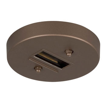 6-MONO POINT-BZ Monopoint Power Feed, Bronze Finish, 4.5"x4.5"x0.75", Non-Dimmable, No Bulb Included, Track Lighting, Galaxy Lighting - Maple Electric Supply 