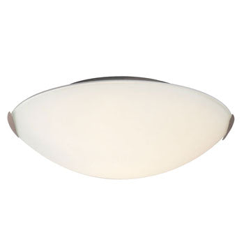 L612410BN010A1 - LED Flush Mount Ceiling Light, Brushed Nickel, Satin White Glass, 12W, 1140 Lumens, Dimmable, ENERGY STAR, Ceiling Fixtures, Galaxy Lighting - Maple Electric Supply 