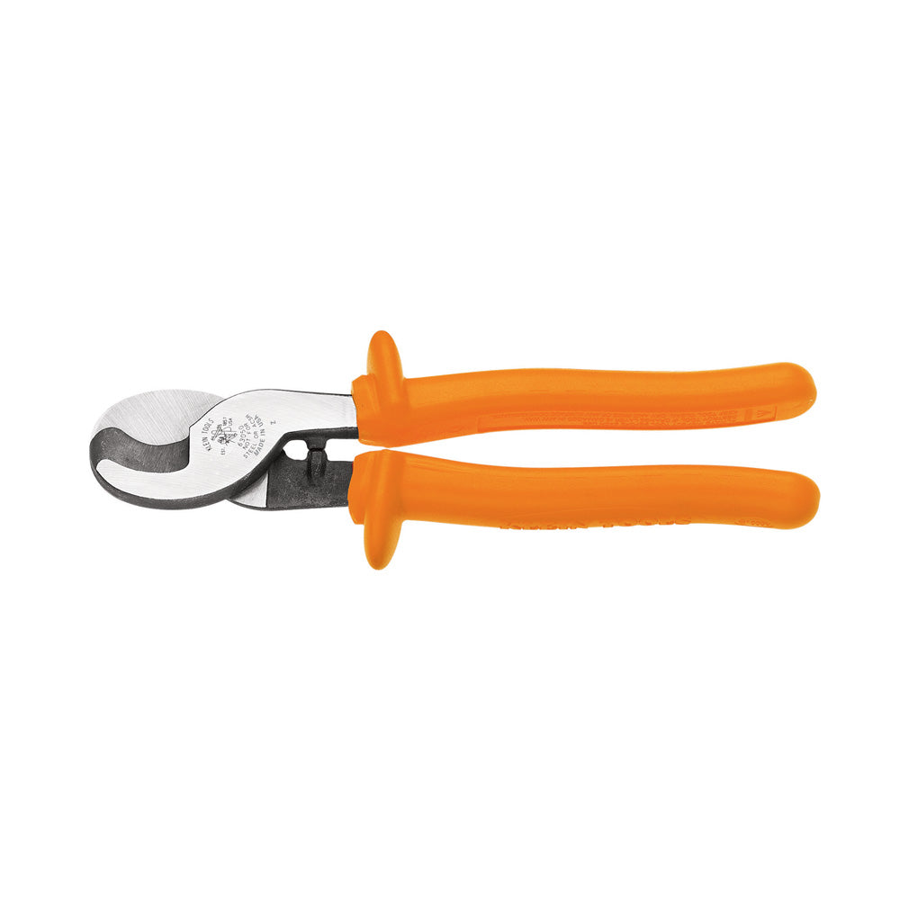 Cable Cutter, Insulated, High Leverage, High-Leverage Cable Cutters; Insulated Cable Cutter; Insulated Cable Cutters, Klein Tools - Maple Electric Supply 